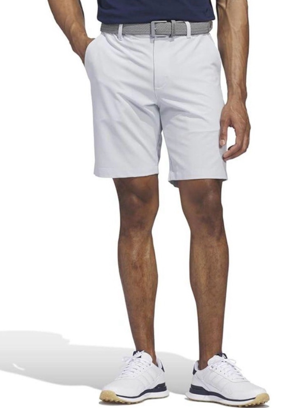 NWT Adidas Ultimate365 9-Inch Meltaway Golf Shorts Grey 30